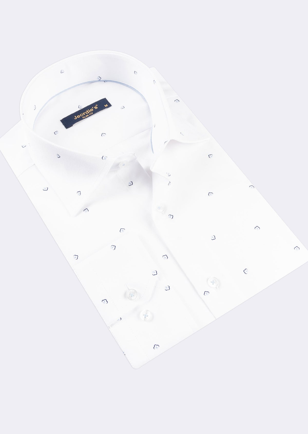 White - Navy Long Sleeve Shirt