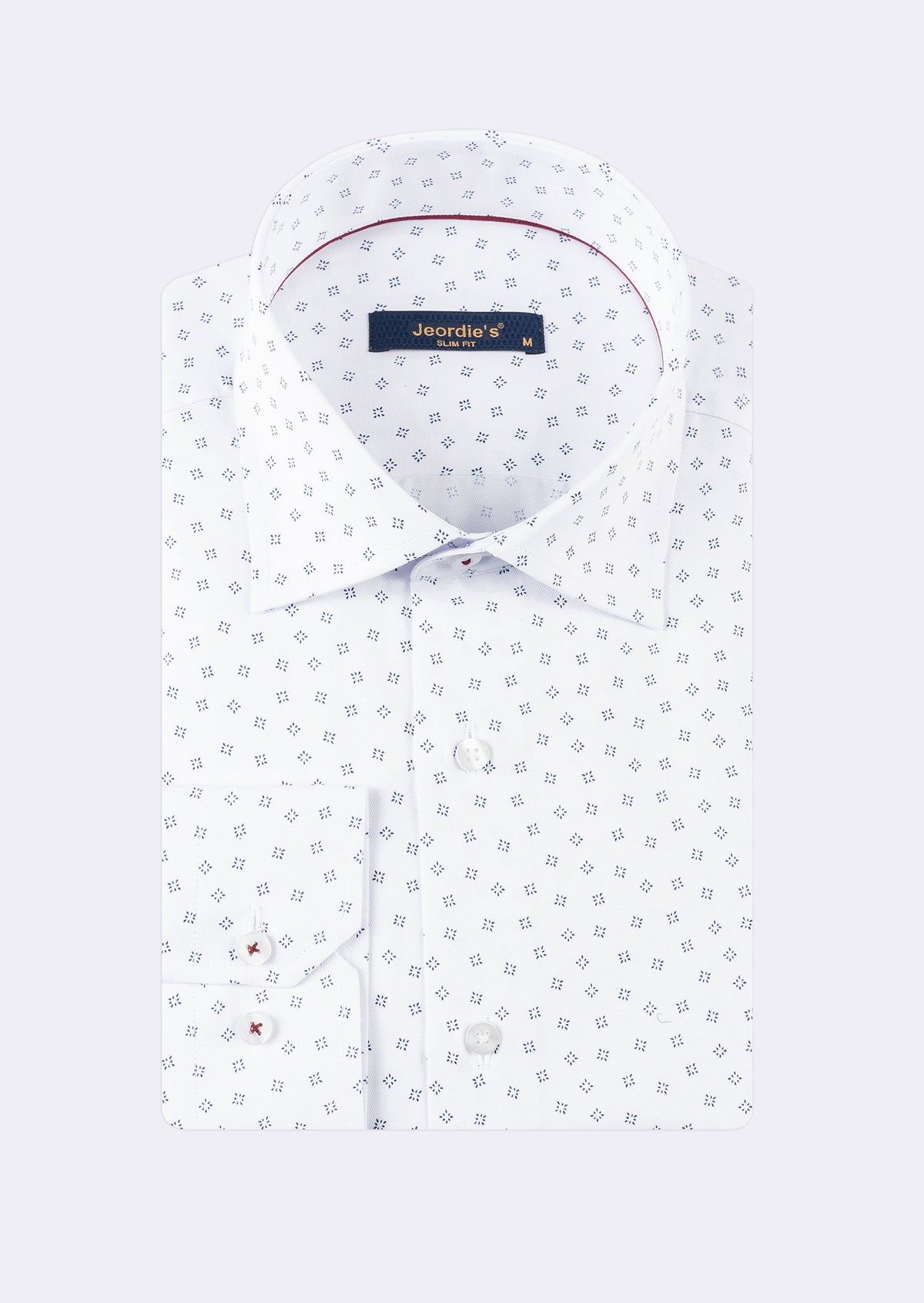 White - Navy Long Sleeve Shirt