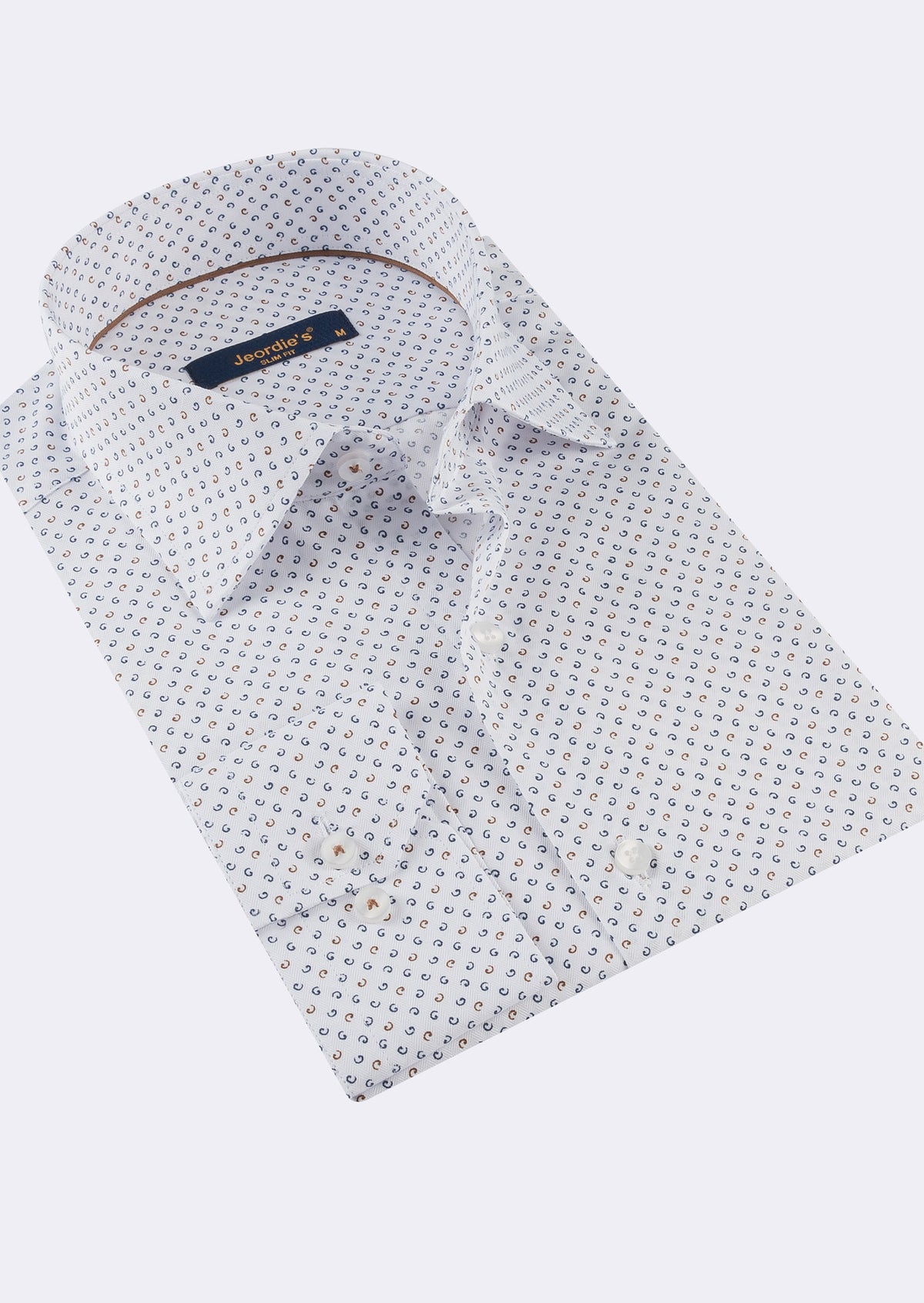 White - Navy Long Sleeve Shirt