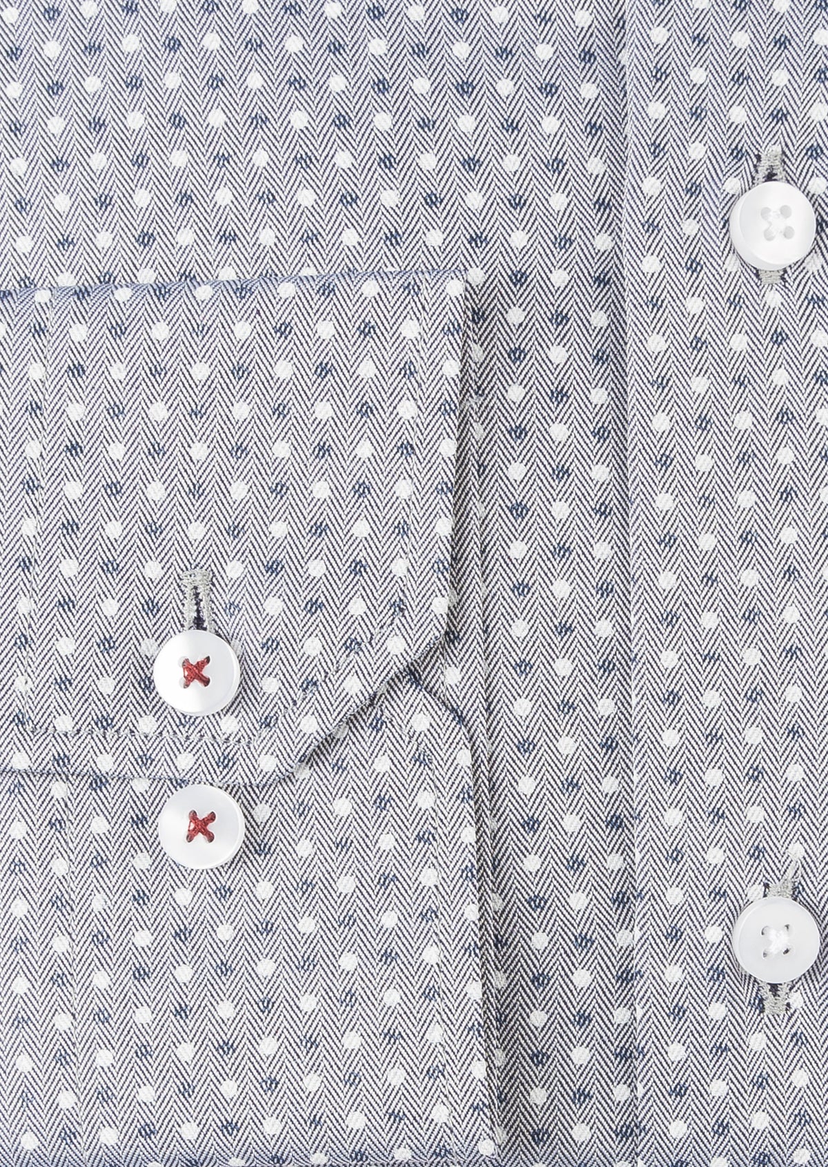 Grey - White Long Sleeve Shirt