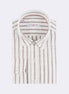 White - Brown Long Sleeve Shirt