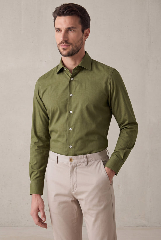 Khaki Long Sleeve Shirt
