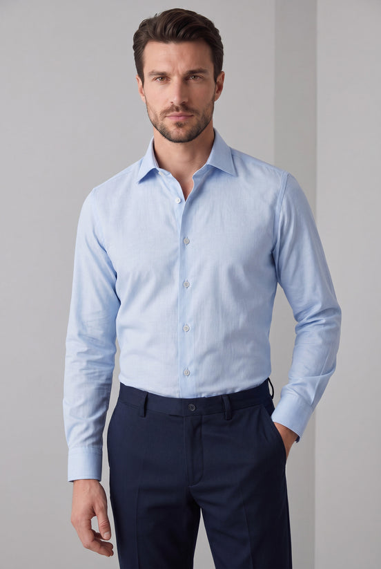 Blue Long Sleeve Shirt