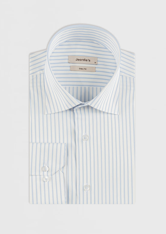 White - Blue Long Sleeve Shirt