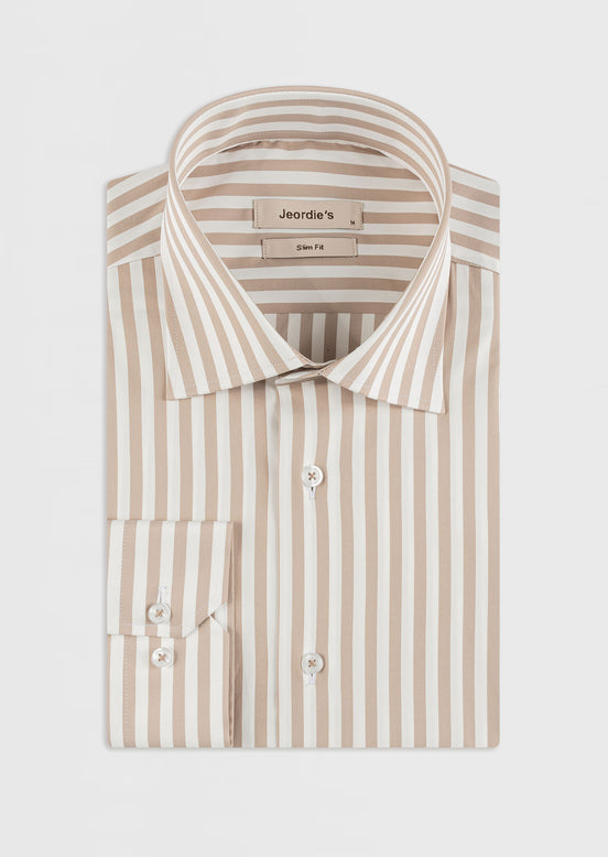 White - Beige Long Sleeve Shirt