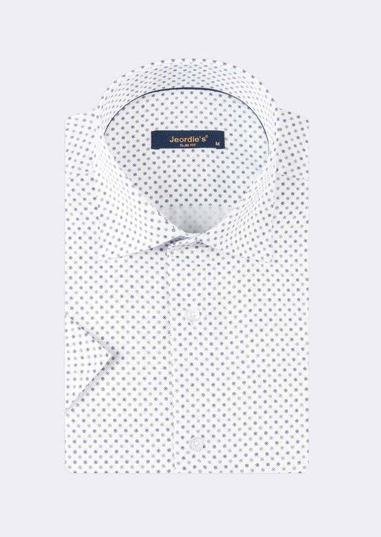 White - Khaki Short Sleeve Shirt