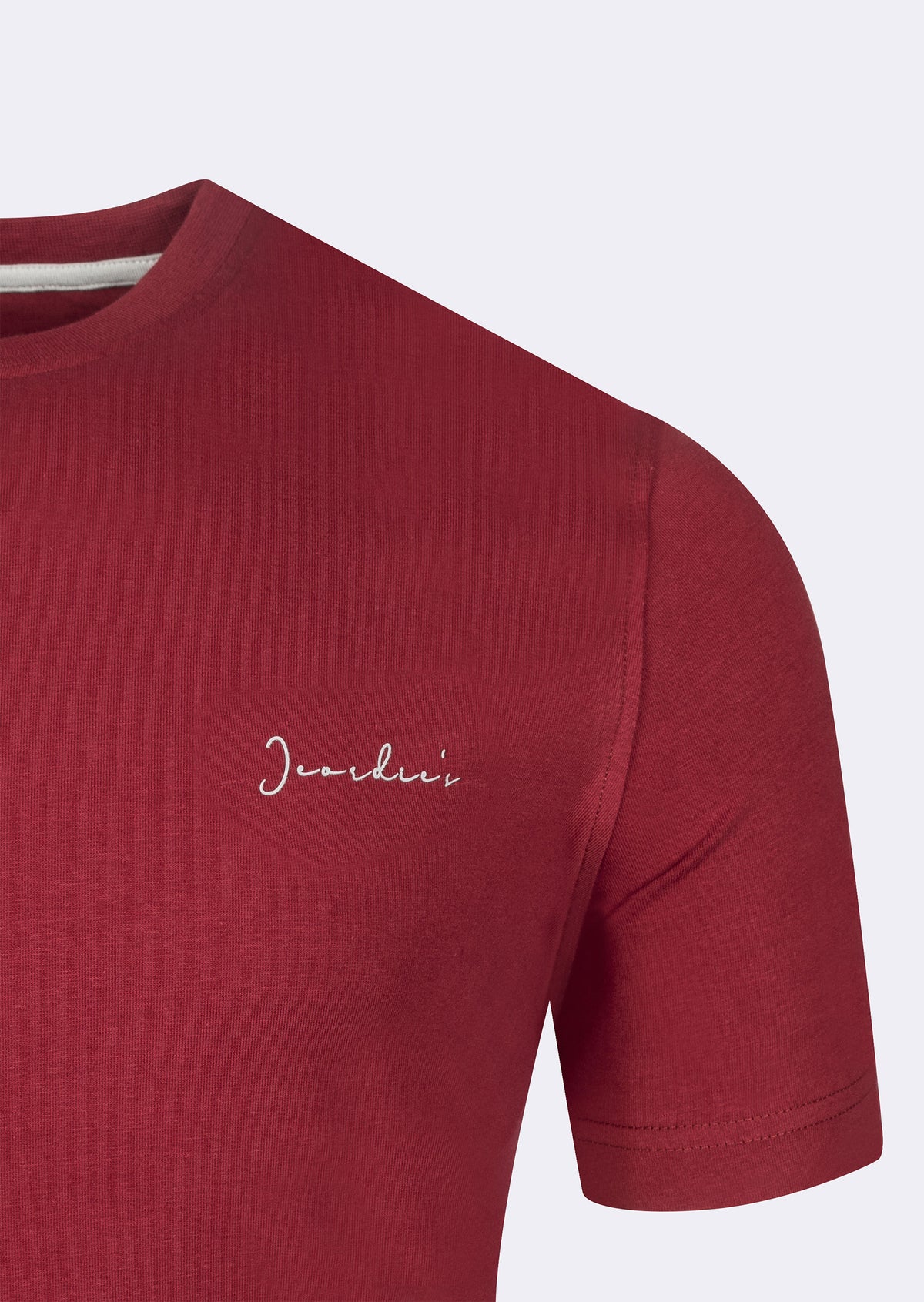 Burgundy Crew Neck T-shirt