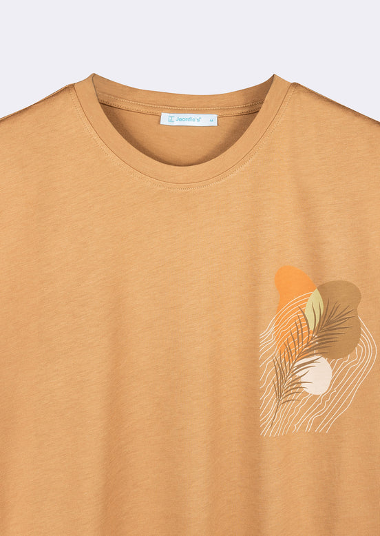 Taupe Crew Neck T-shirt