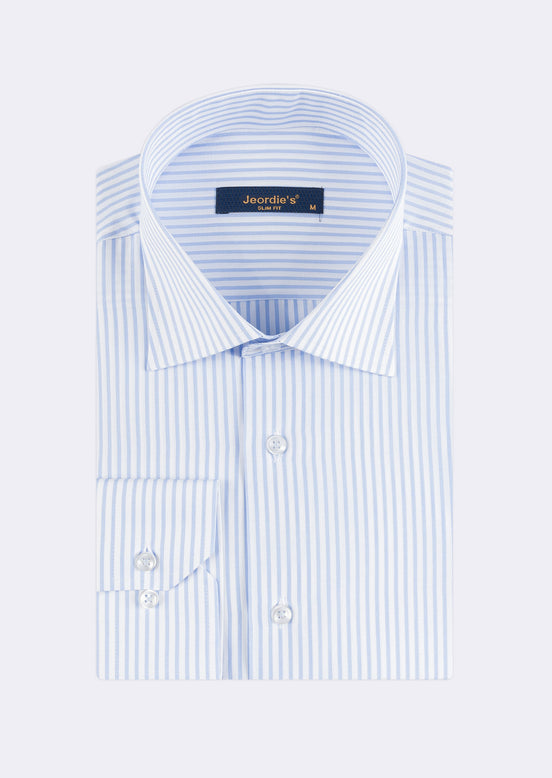 Blue - White Long Sleeve Shirt