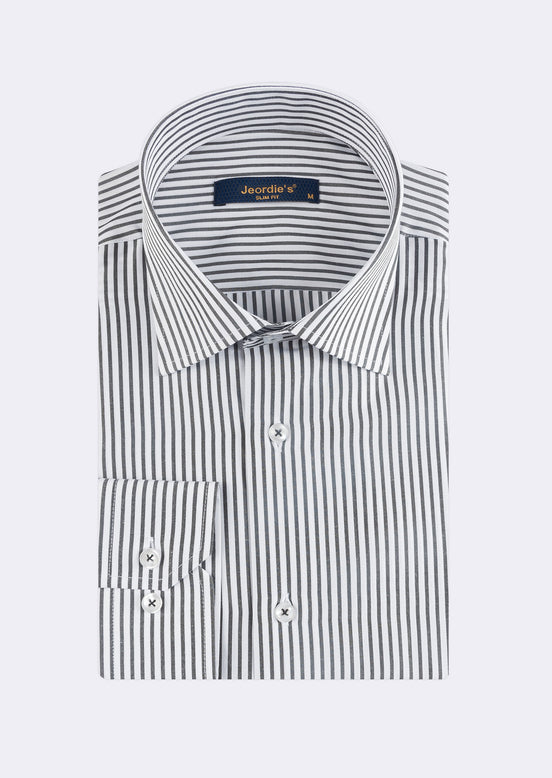 Black - White Long Sleeve Shirt