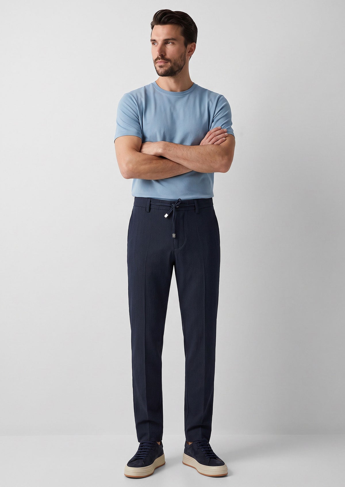 Navy Chino & Casual Pant