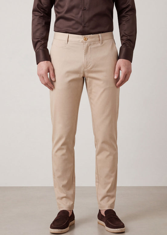 Beige Chino & Casual Pant