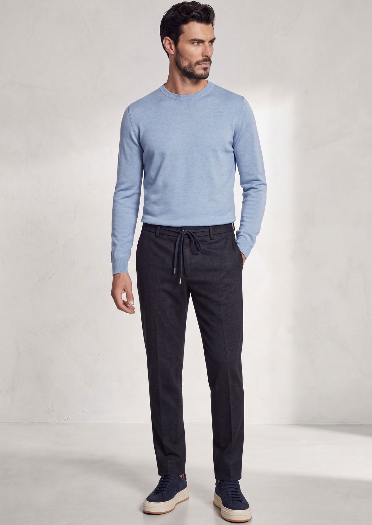 Navy Chino & Casual Pant