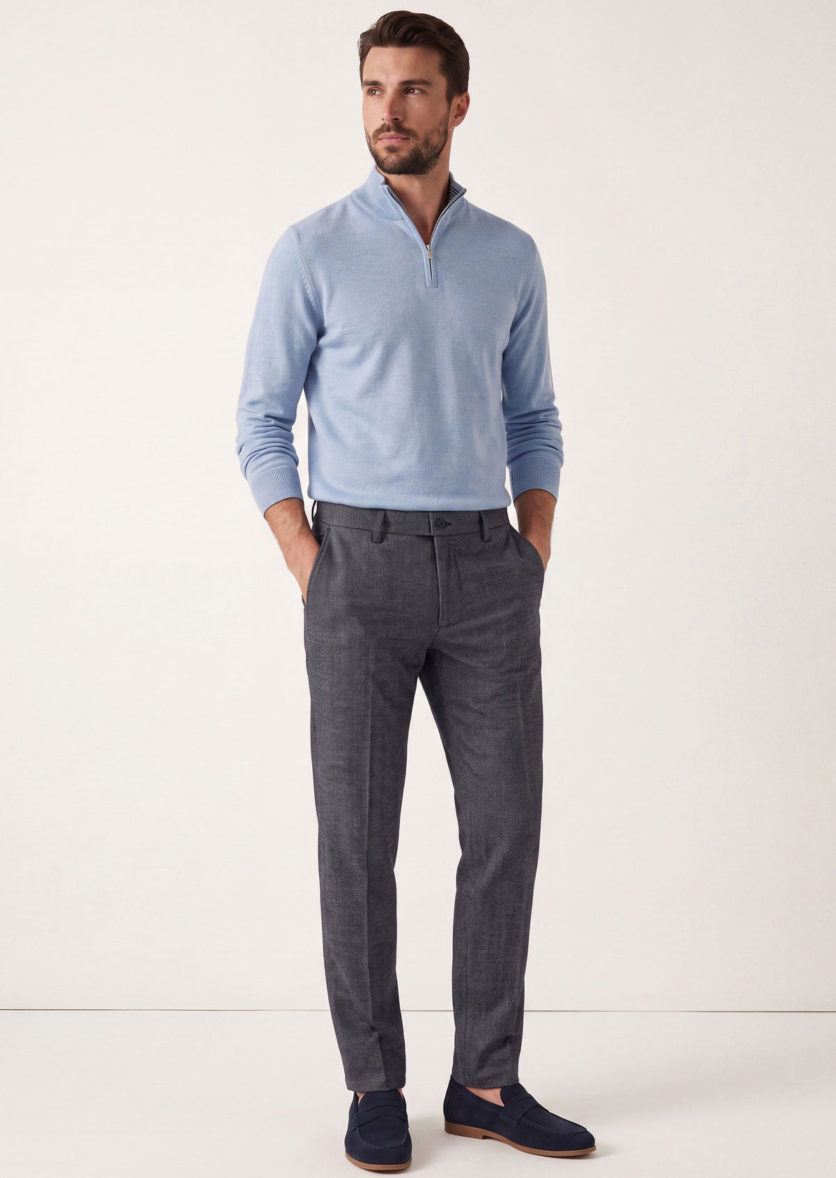 Navy Chino & Casual Pant