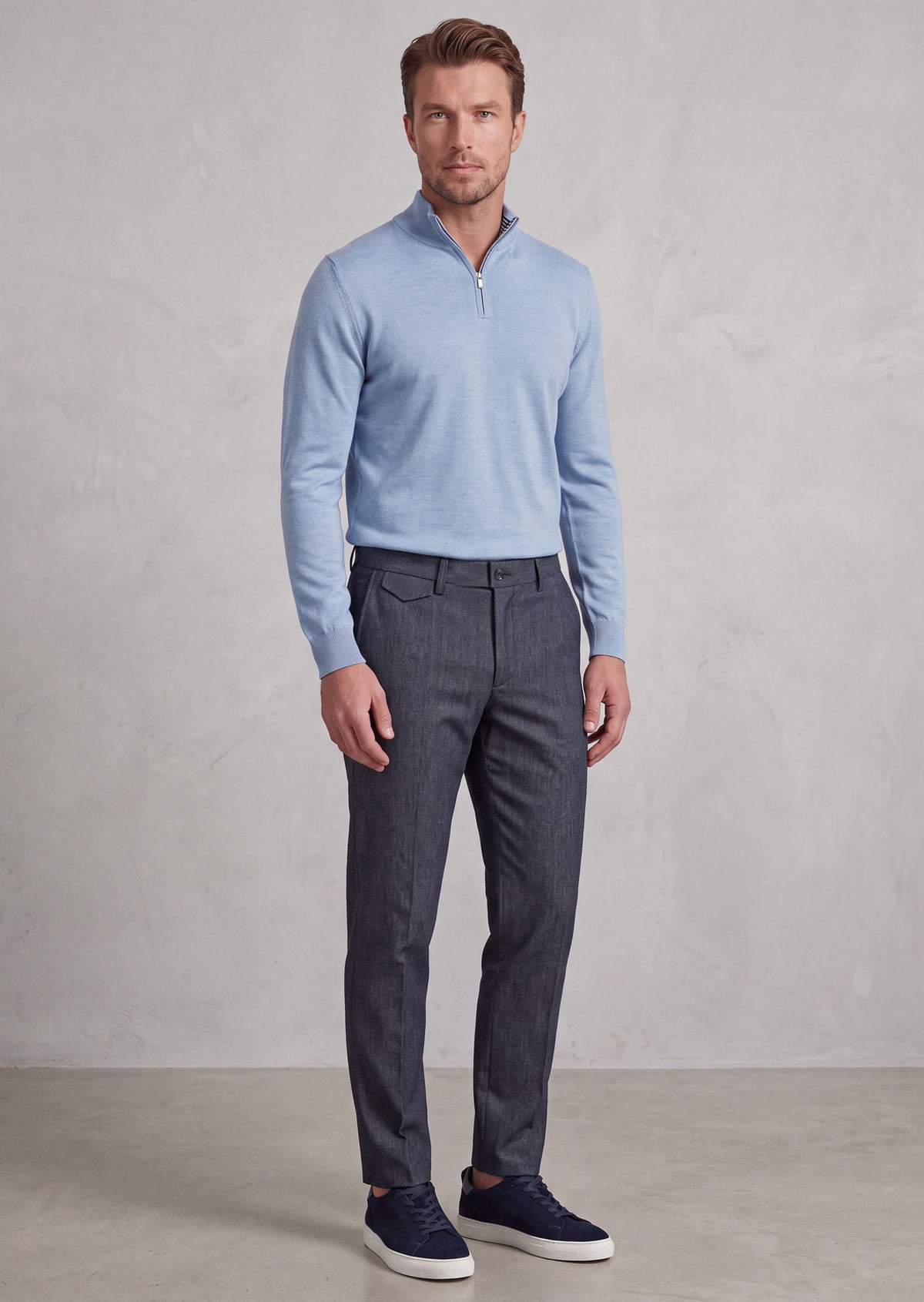 Navy Chino & Casual Pant