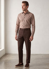 Brown Plain Shirt
