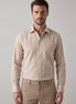 Beige Plain Shirt