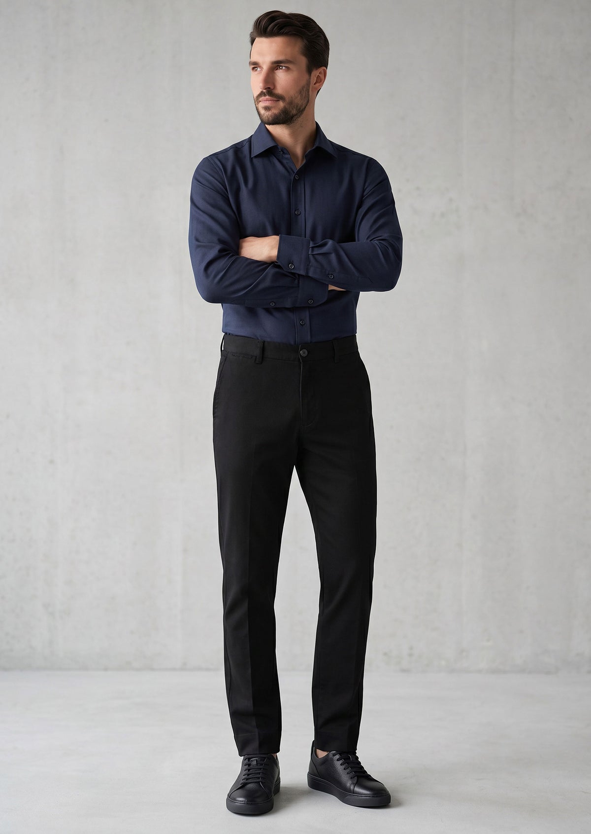 Navy Plain Shirt