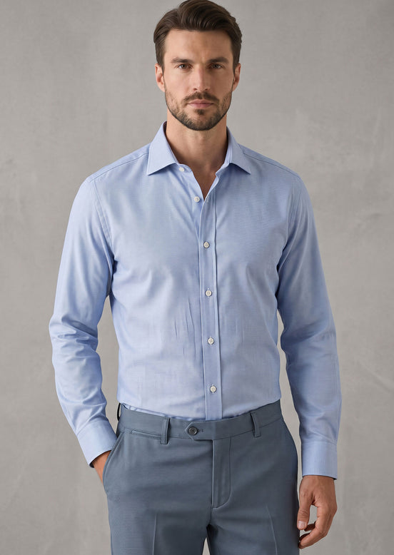 Blue Plain Shirt
