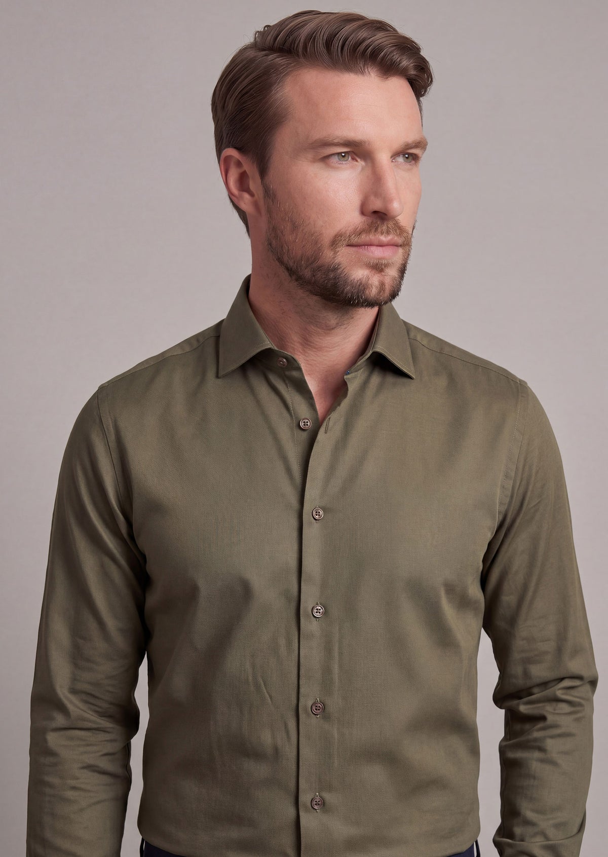 Khaki Plain Shirt