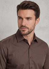 Brown Plain Shirt