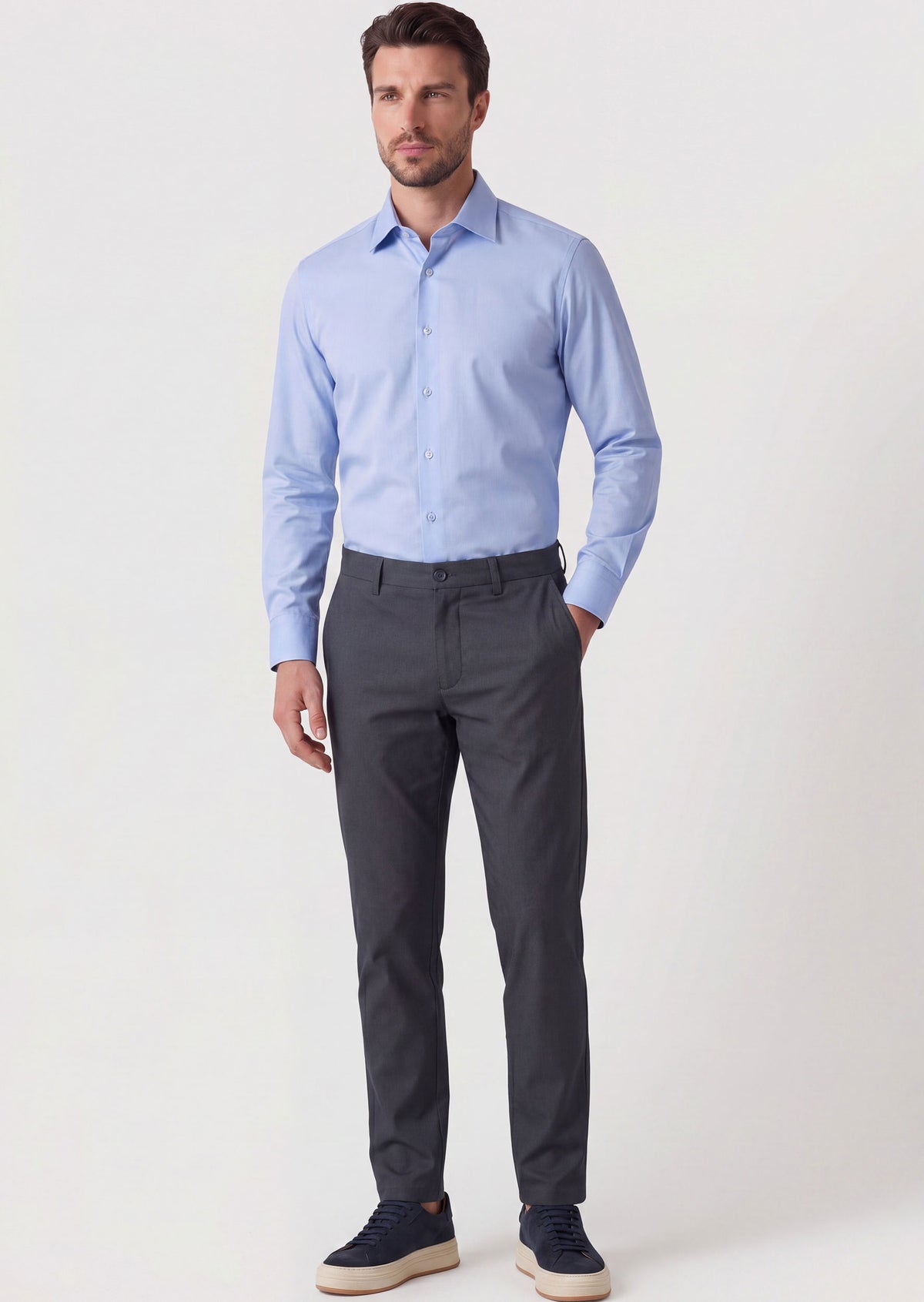 Blue Long Sleeve Shirt