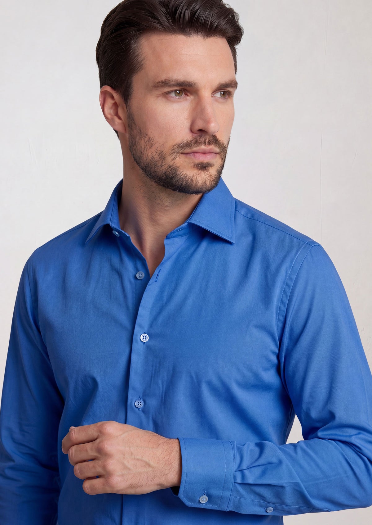 Sax Blue Long Sleeve Shirt