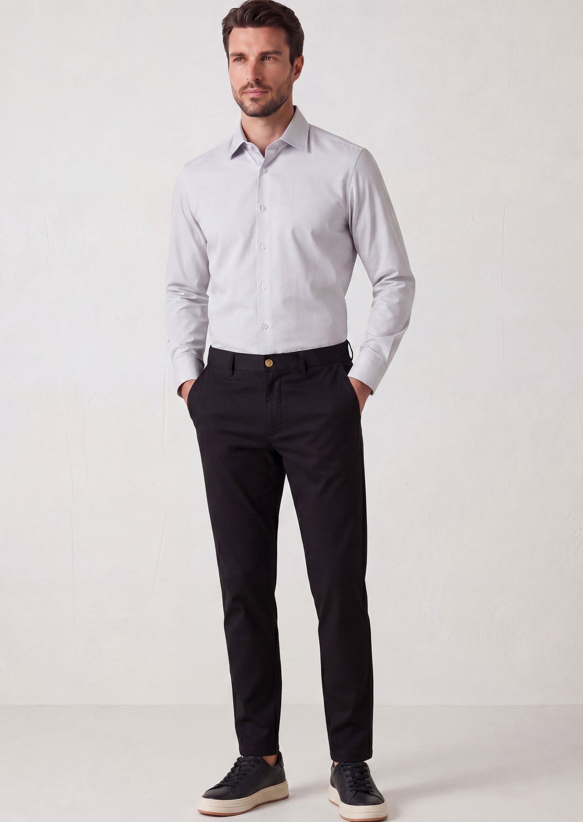 Dark Grey Long Sleeve Shirt