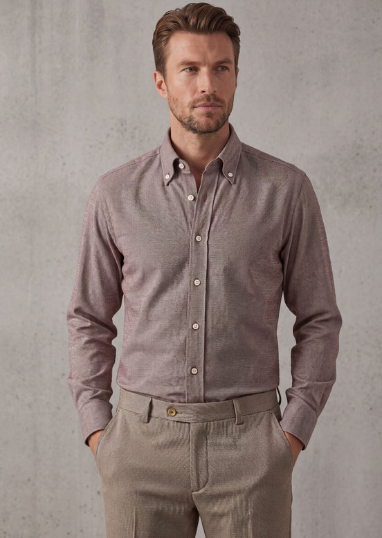 Brown Long Sleeve Shirt