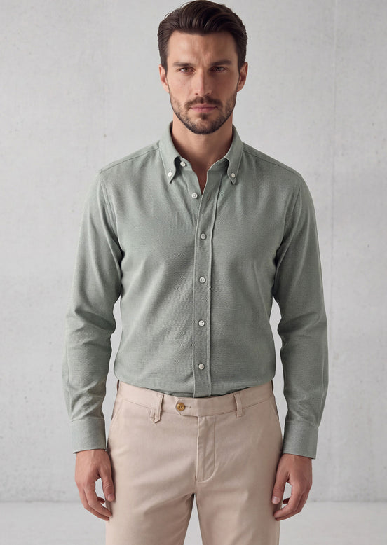 Green Long Sleeve Shirt