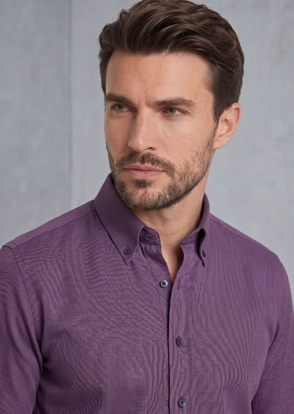 Purple Long Sleeve Shirt