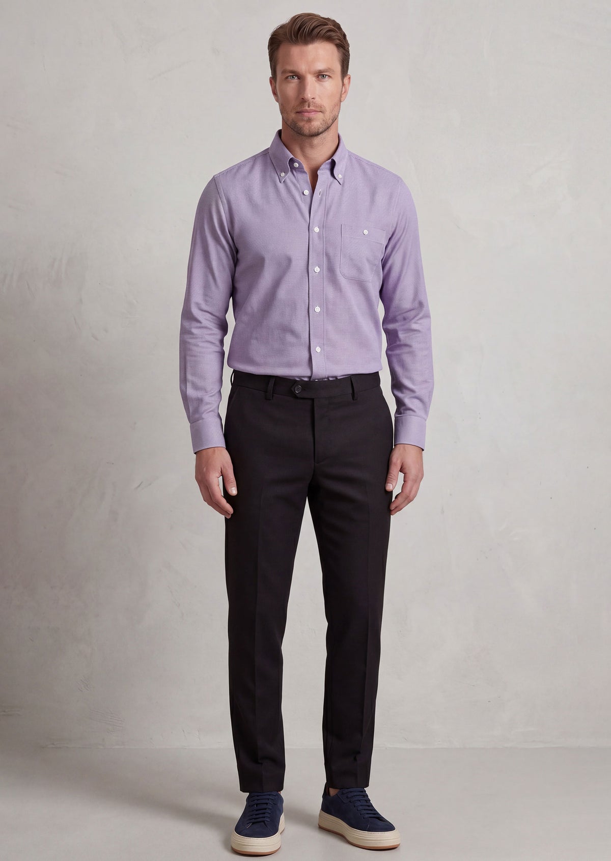 Light Purple Long Sleeve Shirt