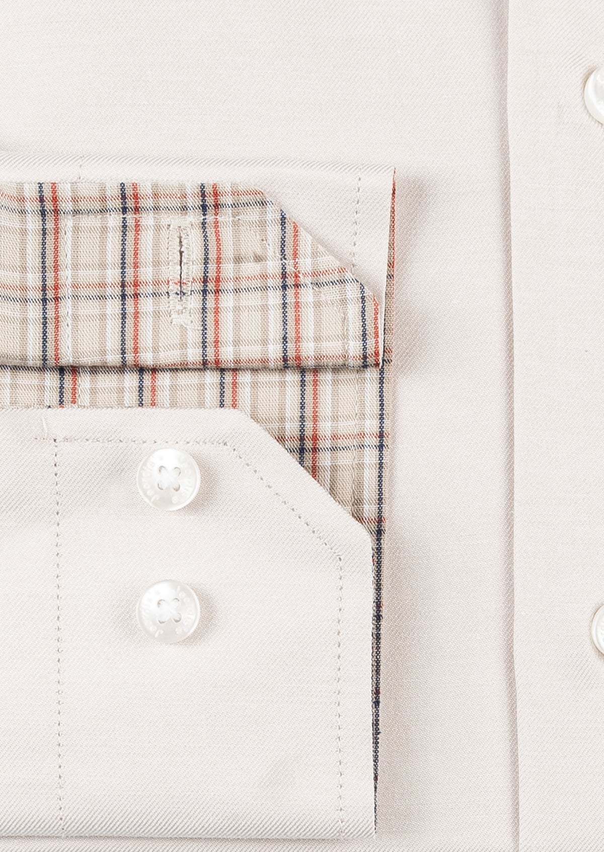 Cream Long Sleeve Shirt