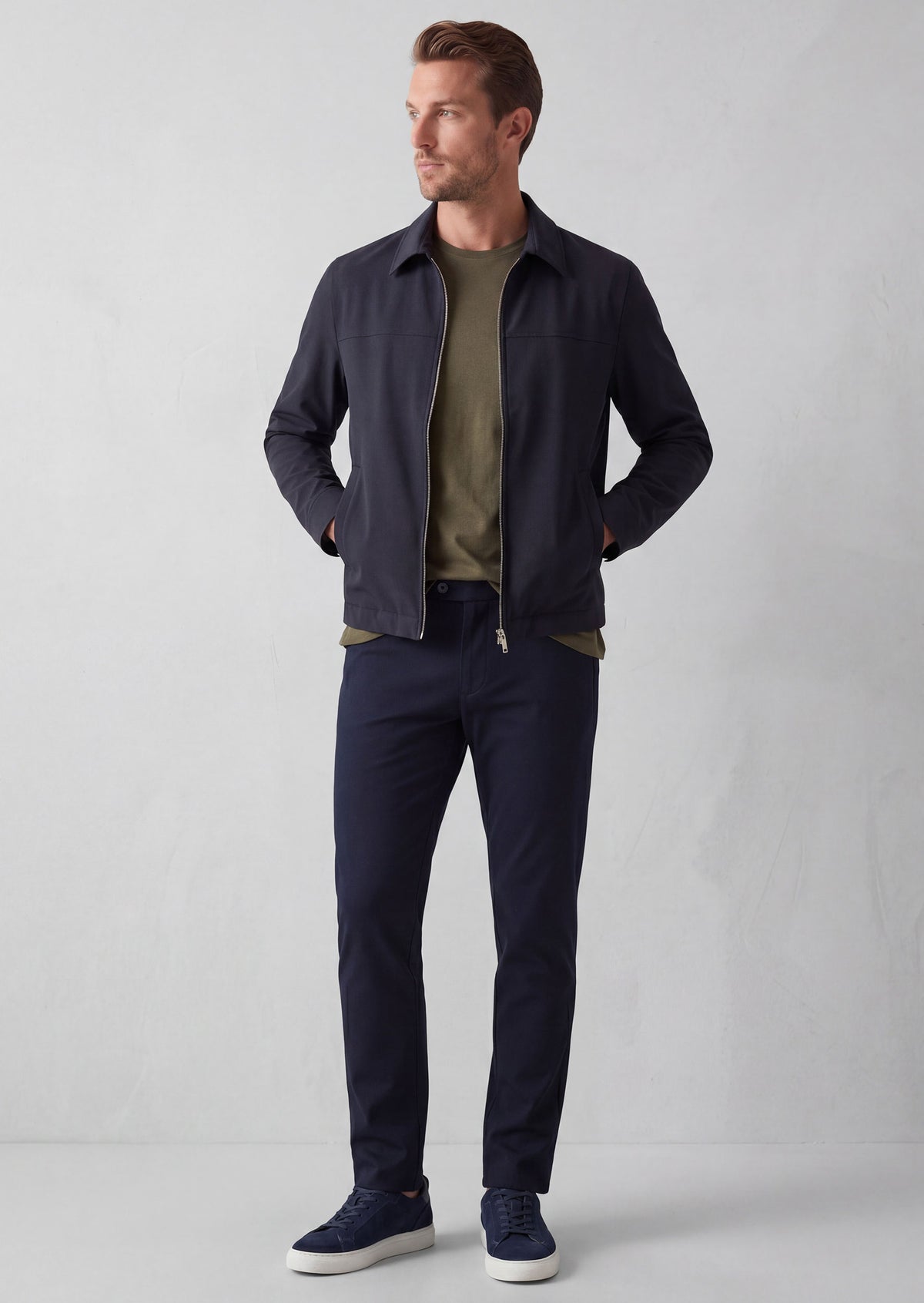 Navy Light Jacket