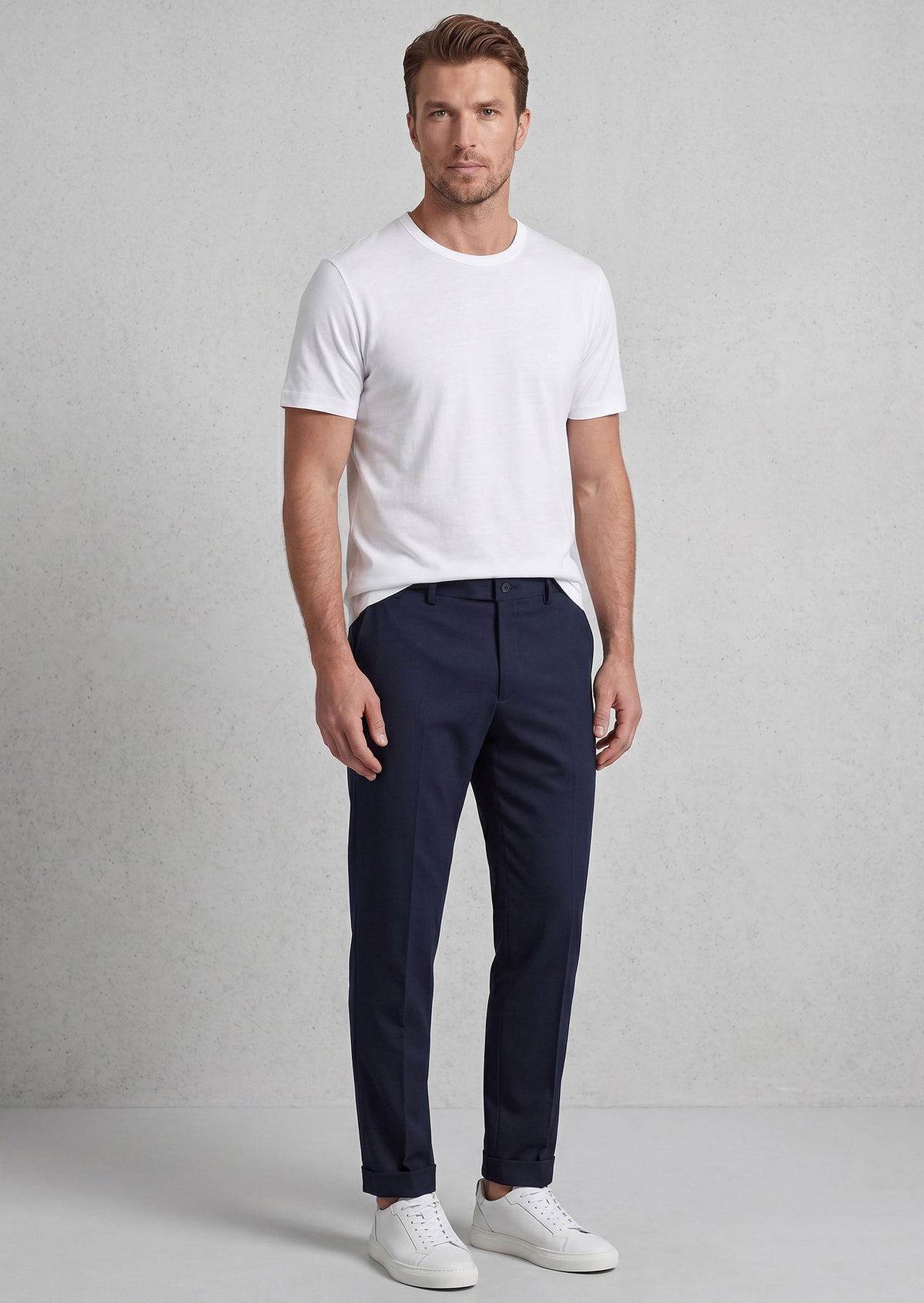 White Crew Neck T-shirt
