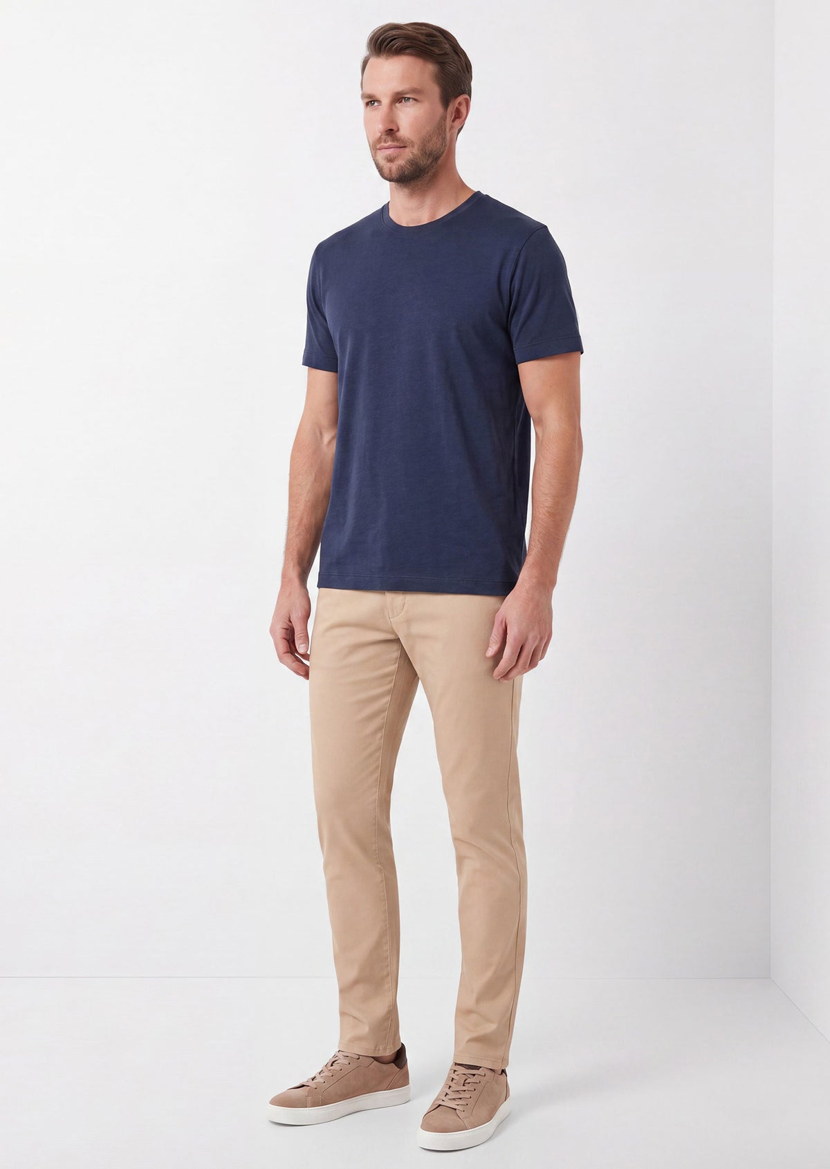 Navy Crew Neck T-shirt