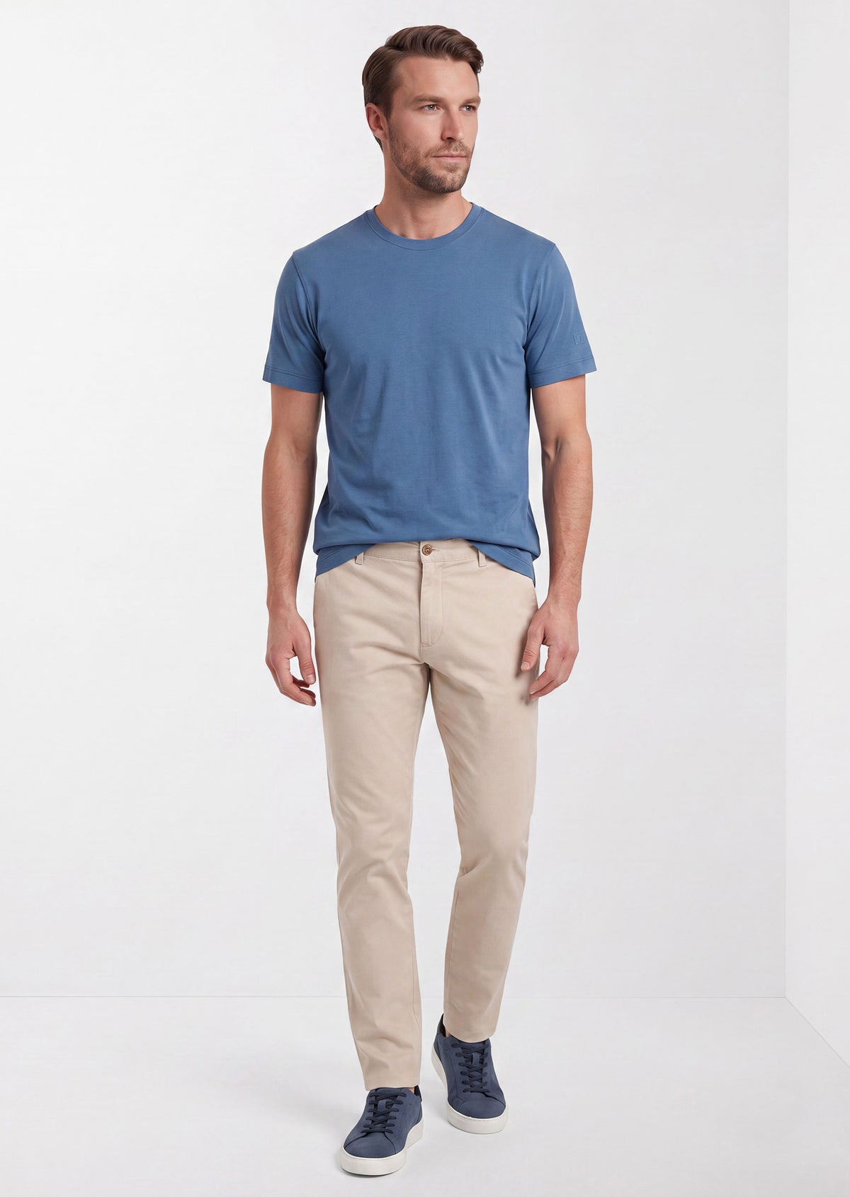 Indigo Crew Neck T-shirt