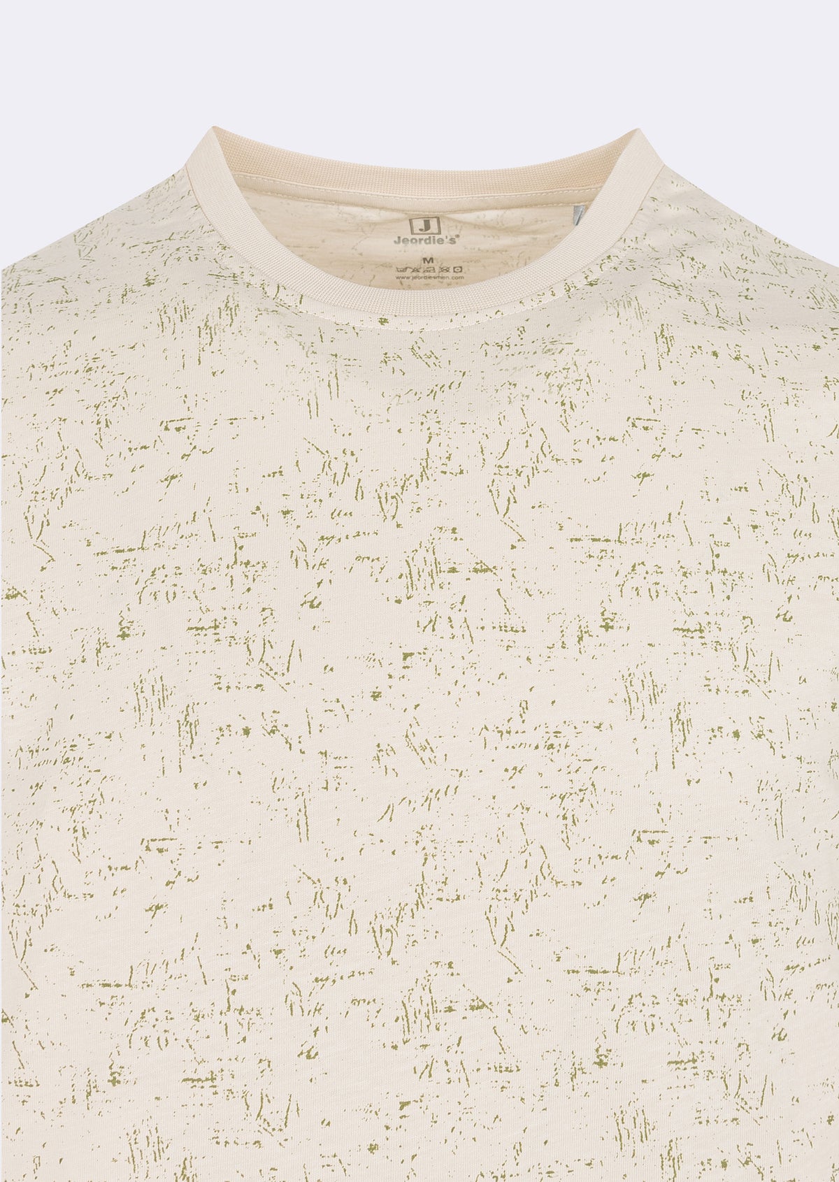 Beige Crew Neck T-shirt