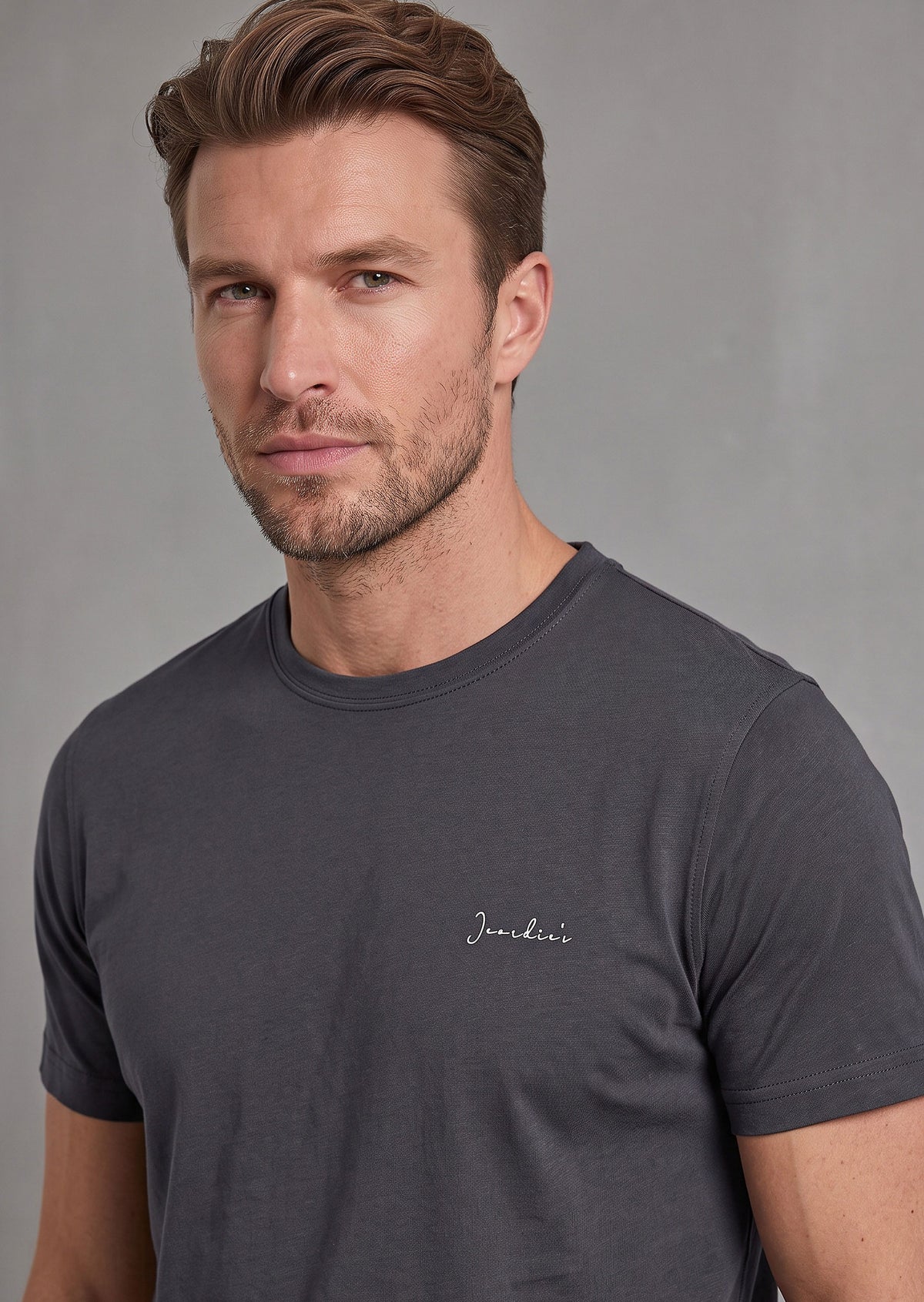 Charcoal Crew Neck T-shirt