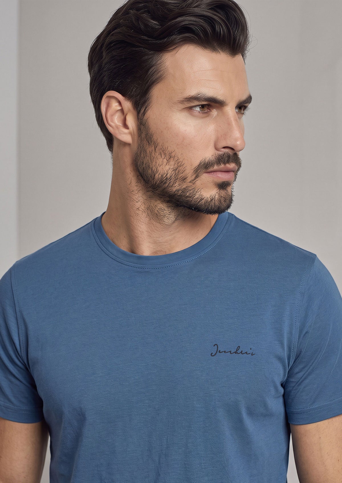 Indigo Crew Neck T-shirt