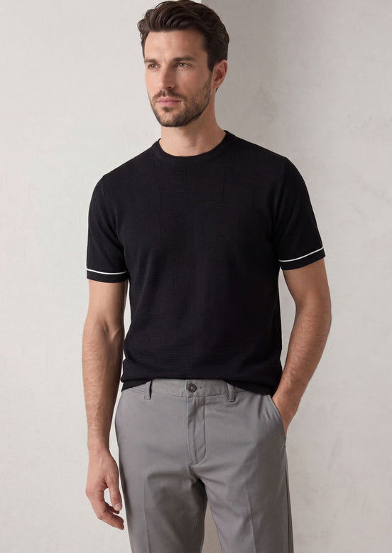 Black Crew Neck T-shirt
