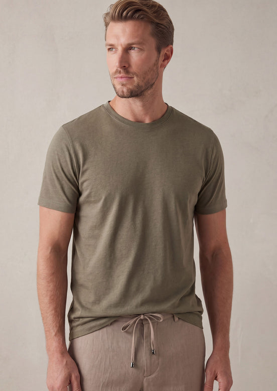 Green Crew Neck T-shirt