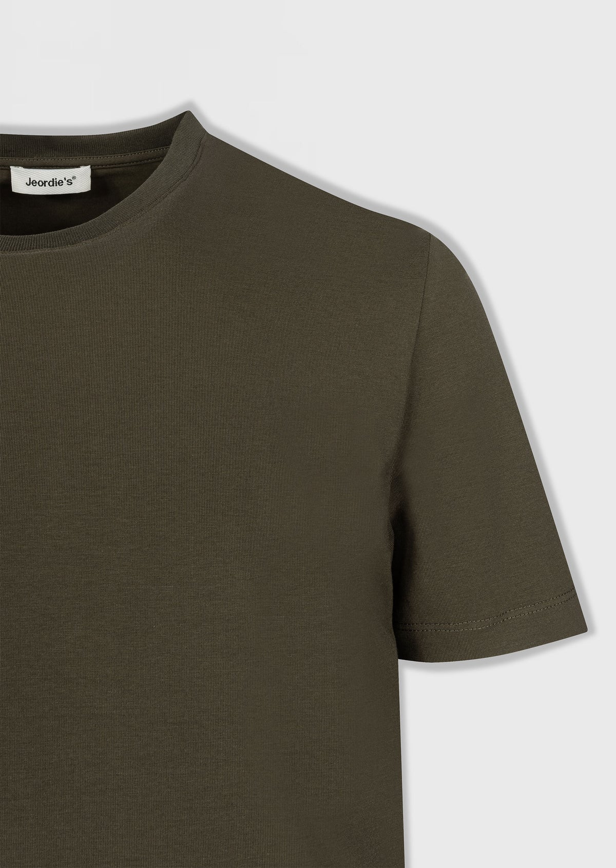 Khaki Crew Neck T-shirt
