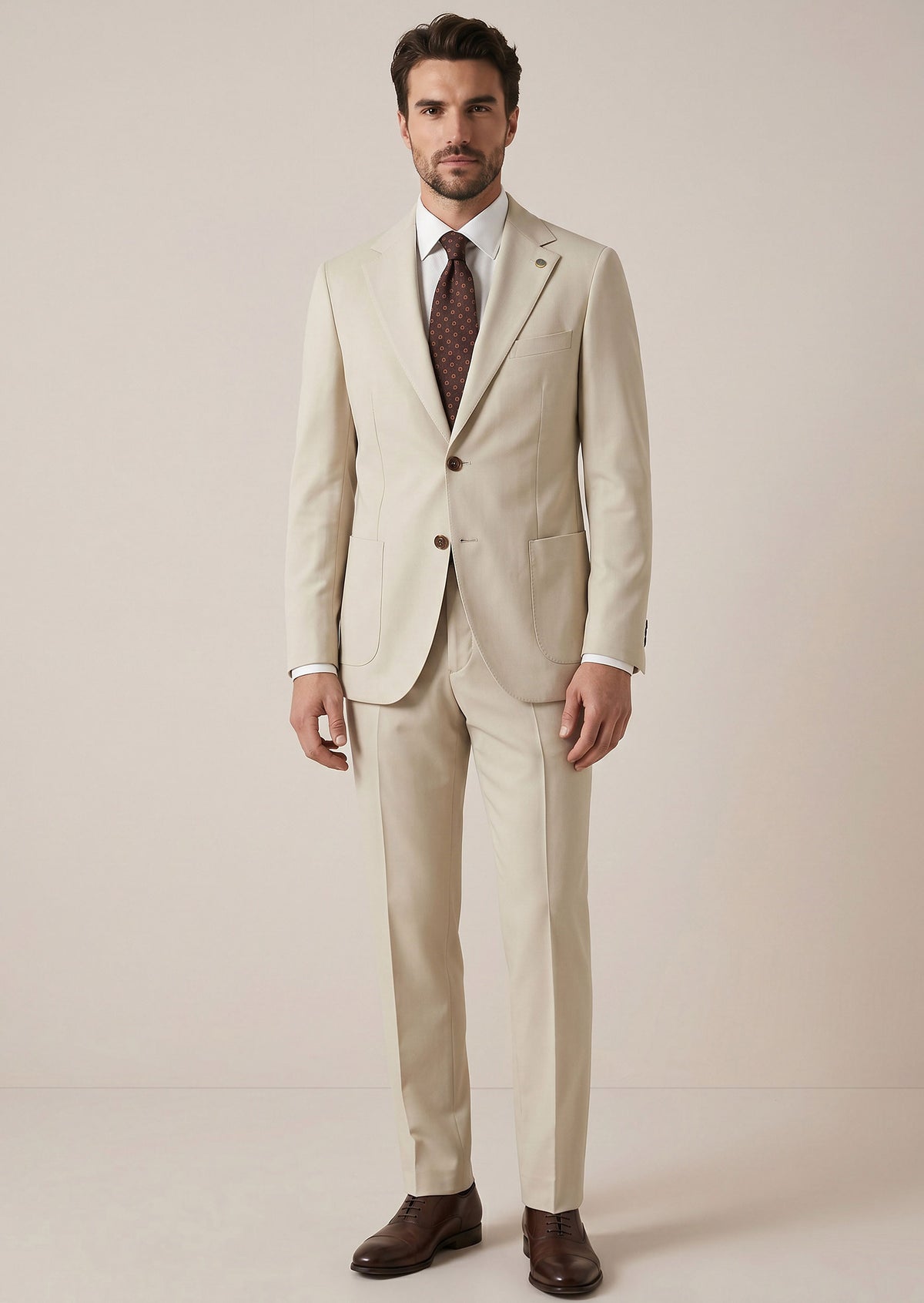 Beige Suit