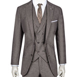 Brown Three-Piece Suit