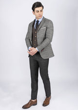 Black Three-Piece Suit