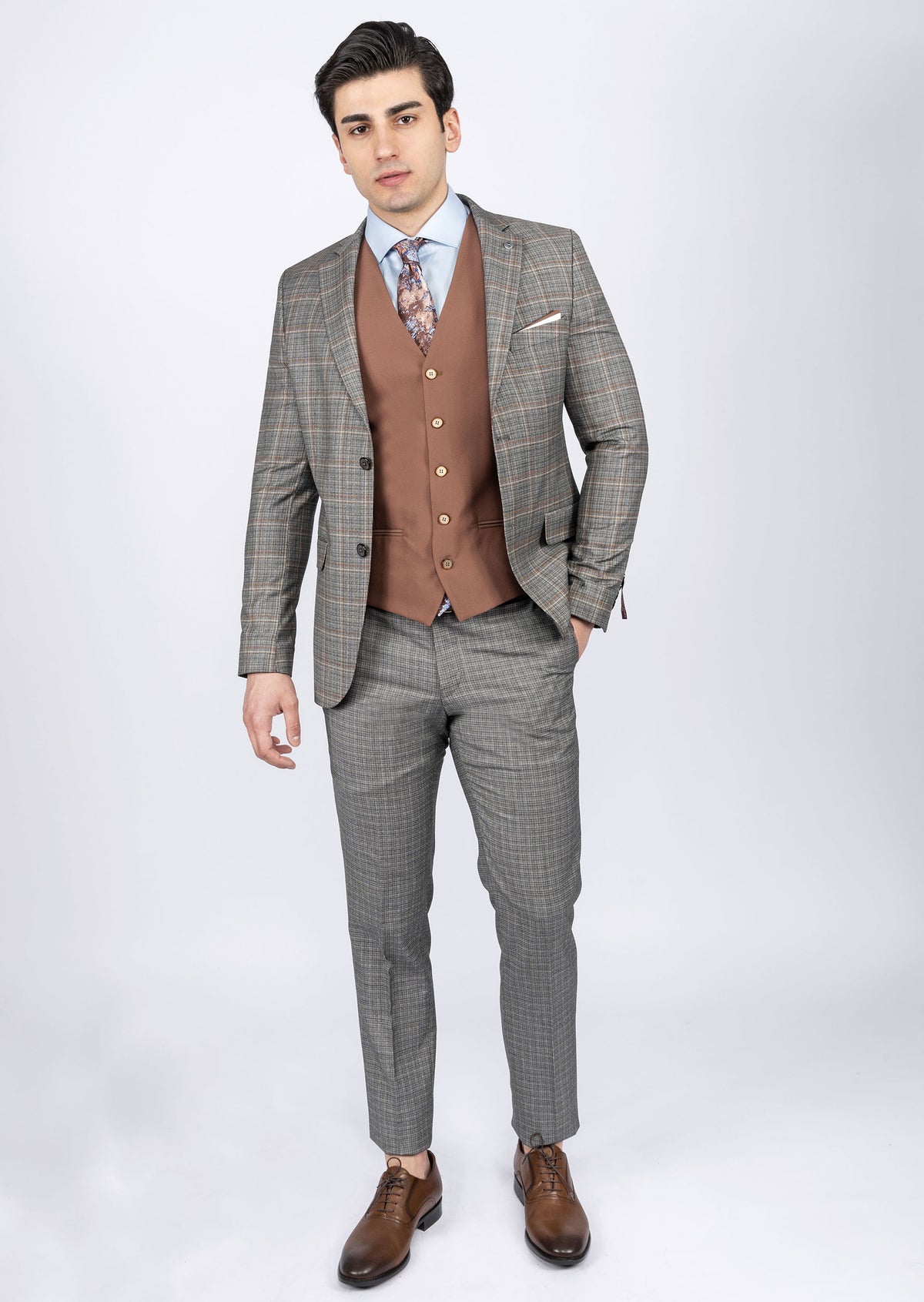 Black Three-Piece Suit