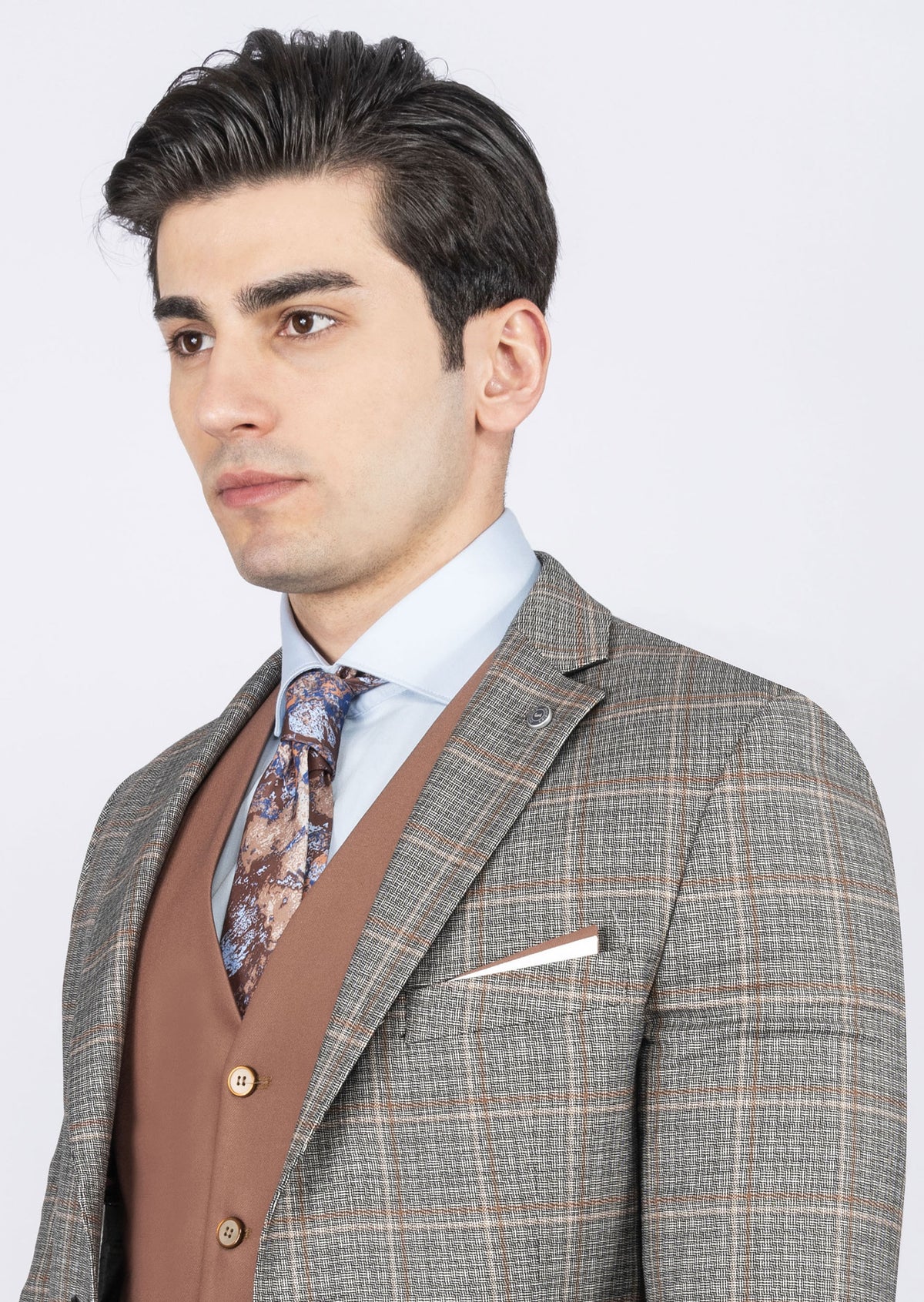 Black Three-Piece Suit