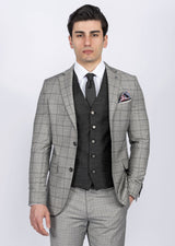 Grey Three-Piece Suit