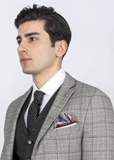 Grey Three-Piece Suit